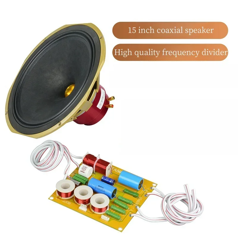 Hot sale High and Low Bass Adjustments Custom Divider 400W 8Ohm 1Set B-1481 15 Inch Coaxial Speaker HI-END Aeromagnetic Panel