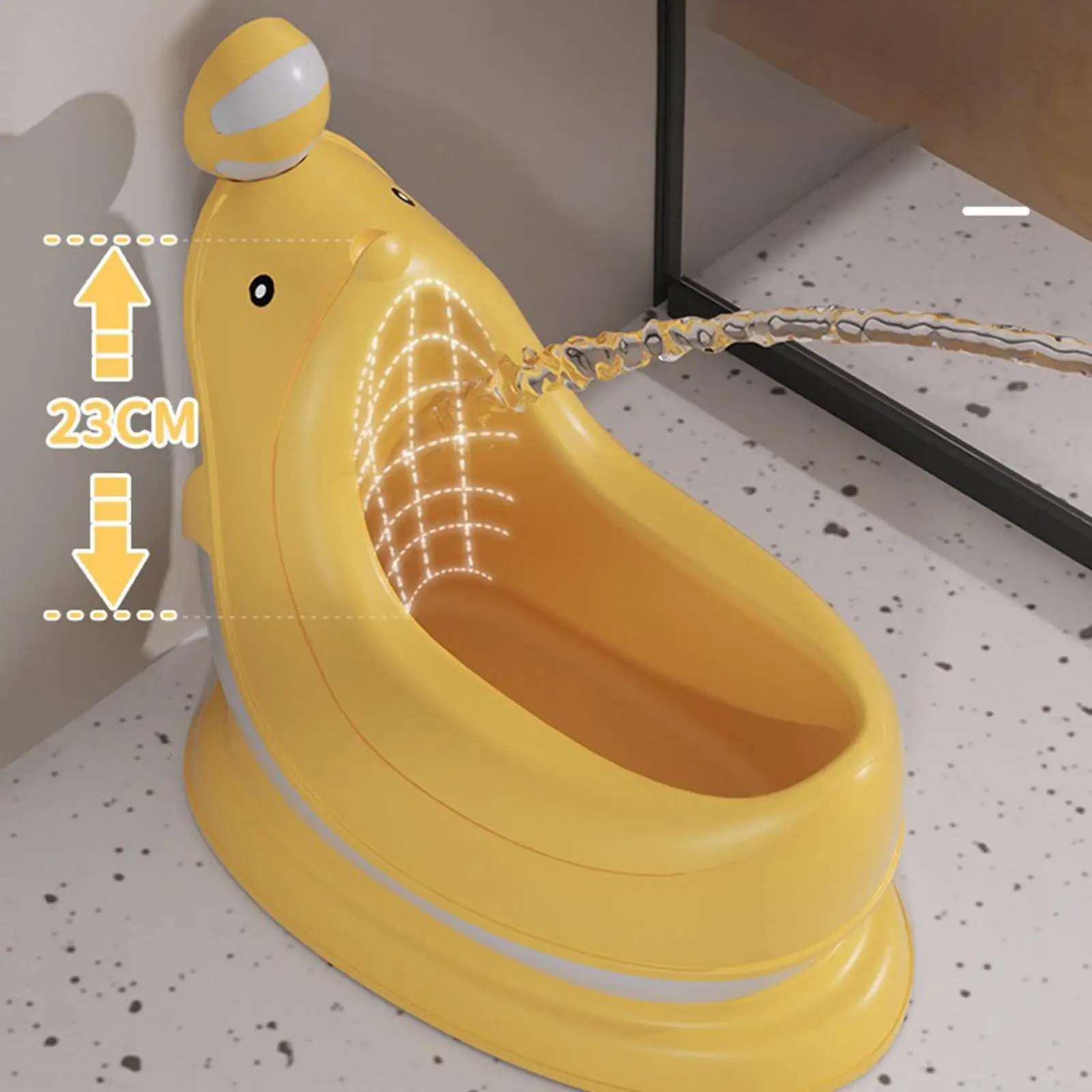 مرحاض تدريب على المرحاض غير قابل للانزلاق، مقعد تدريب منزلي واقعي معلق على الحائط، مقعد تدريب لطيف للرضع والأطفال أثناء السفر #1