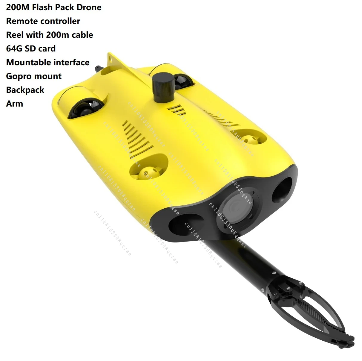 200M Gladius Minis Underwater Dron Submarine Drone Robot Rov Fishing Drone for 4K Camera Underwater Shooting Sub Mariner