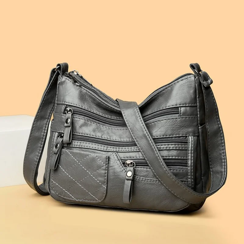 

Chic Leather Crossbody Bag Messenger Bag For Ladies Luxury Brand Famous Designer Women's Handbag