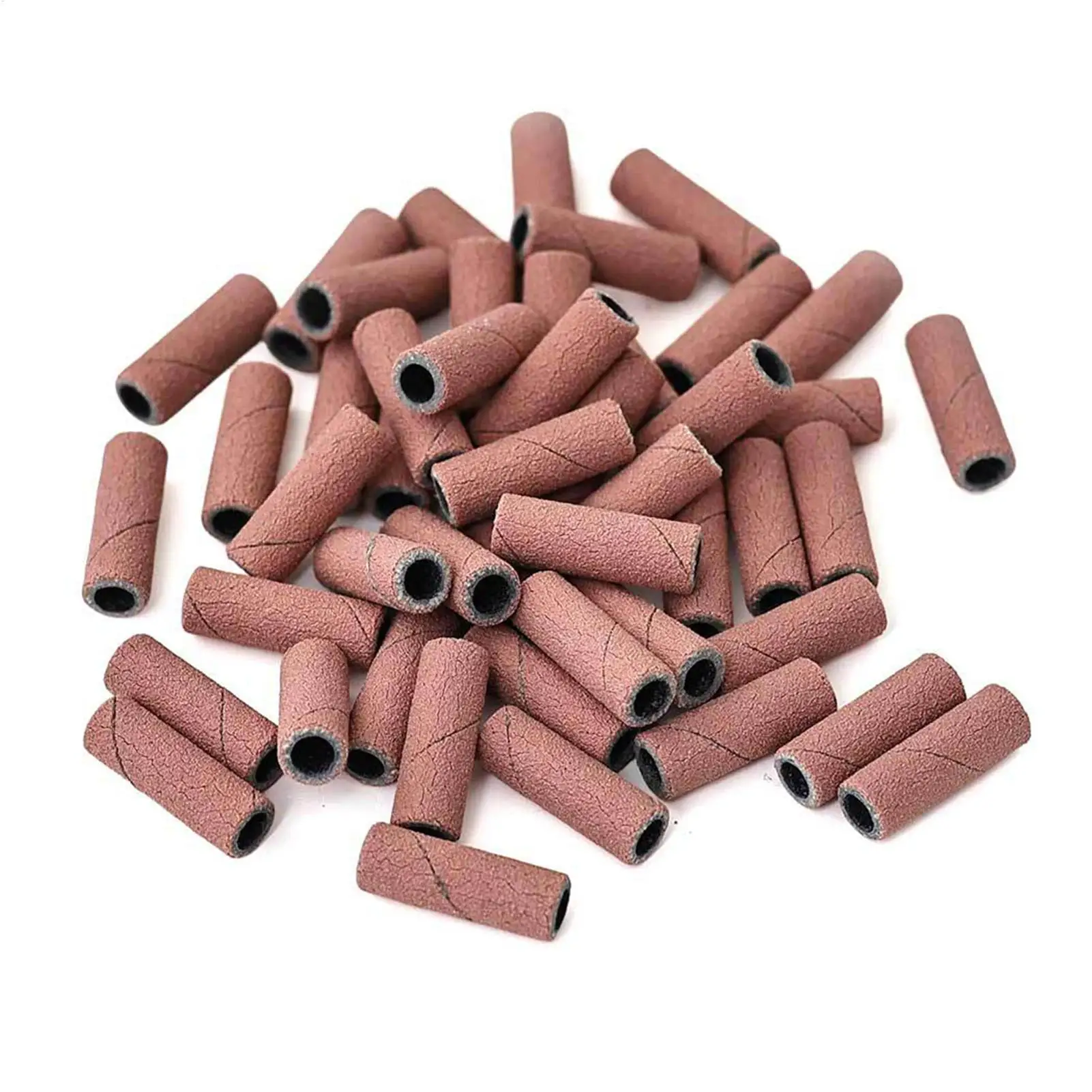 50pcs Nail File Sanding Bands Nail Drill Bits Sanding Bands for Electric Machine File Grinder Sand Band Nails Gel Polish Remove