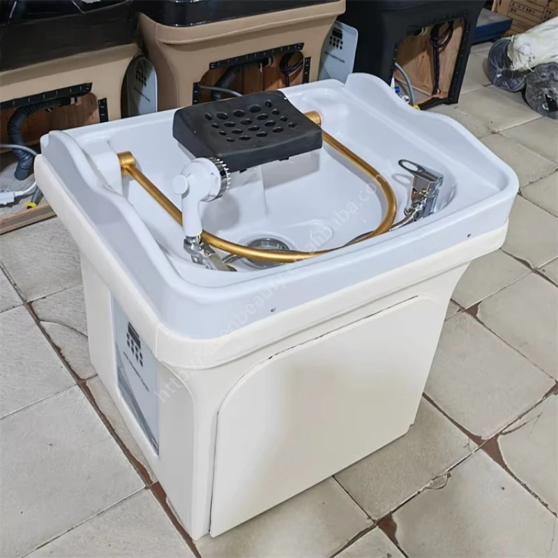 

Water Circulation Head Therapy Shampoo Basin Portable Bac Salon SPA Hair Herbal Soup Treatment with Fumigated Steam