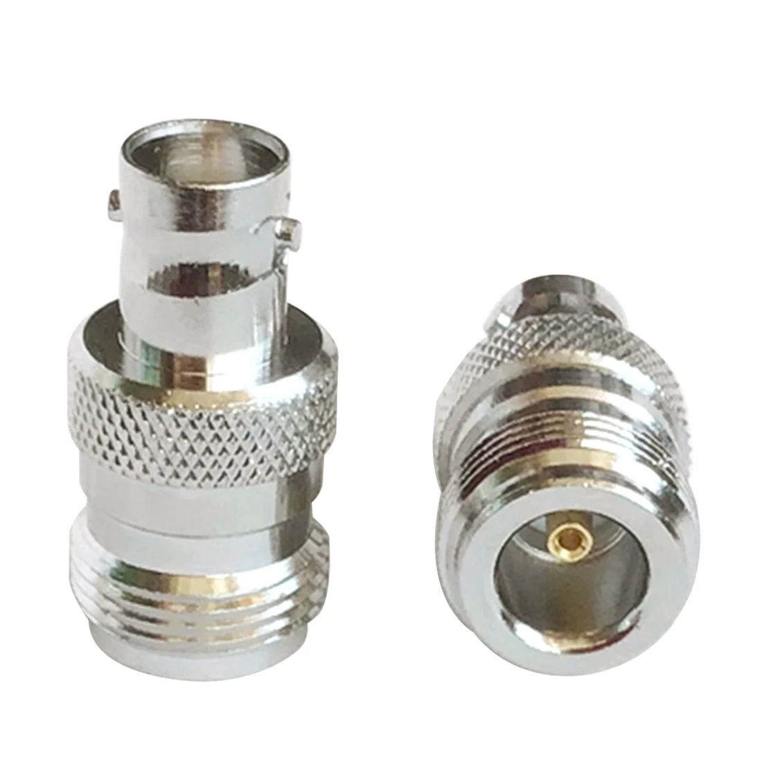 1pc NEW N Female Jack to BNC Female Jack RF Coax Adapter Convertor Straight Nickelplated Wholesale