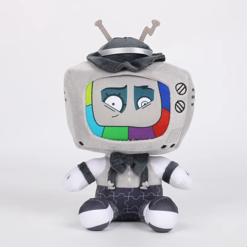 New TV host plush toy cute TV doll