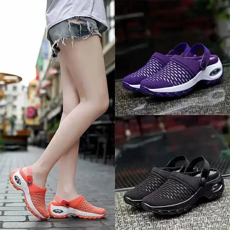 Women Wedge Slippers Premium Slippers Vintage Anti-slip Casual Female Platform Retro Shoes Plus Size Orthopedic Diabetic Sandals