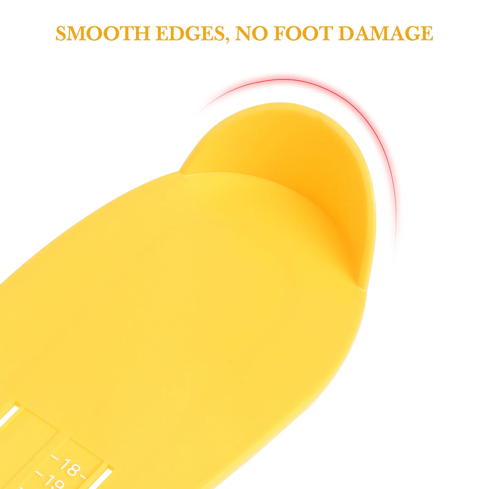 

Foot Measuring Tool Adult Shoe Size Gauge Accurate Foot Length Measurement Device For Men Women Yellow Easy Carry Use Shoe Size