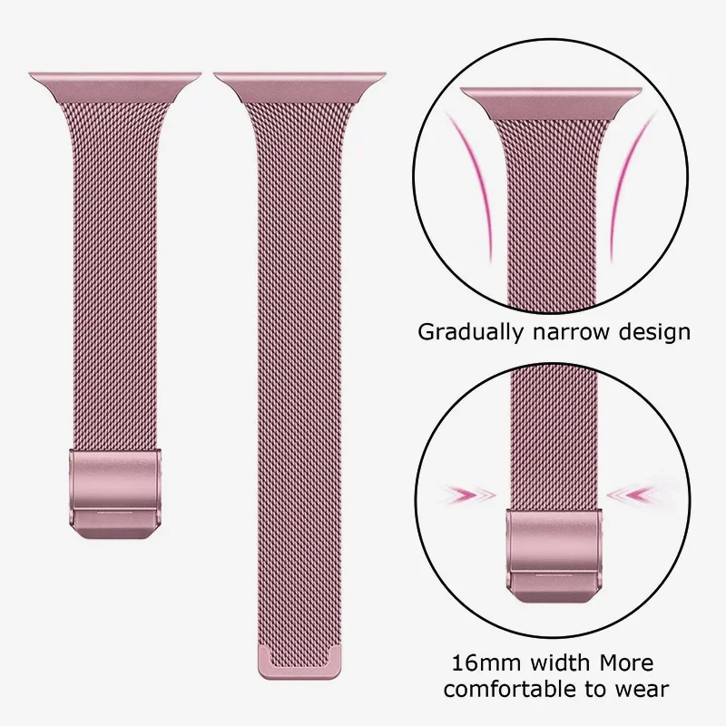 حلقة ميلانيزي لساعة أبل ، حافظة ماسية ، سوار نحيف ، سلسلة iWatch 8 ، 7 ، 6 ، 5 ، 4 ، 3 ، SE ، 41 ، 45 حزام ، 44 ، 40 ، 38 ، 42