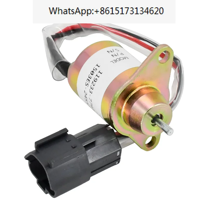 5 pieces 24V Fuel Cut Down Solenoid 1503ES-24S5SUC12S SA-4614-T Compatible with Yanmar Engine 4TNV98 4TNV94