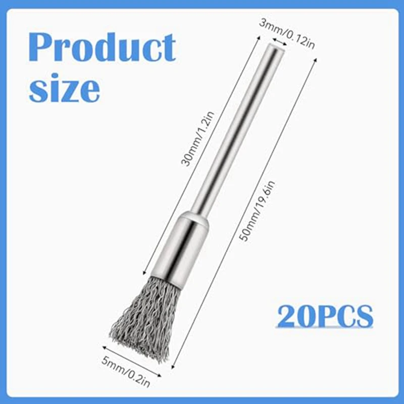 클린 엔드 브러시 펜 와이어 엔드 녹 페인트 제거 드릴 비트, 연마 로터리 도구 액세서리