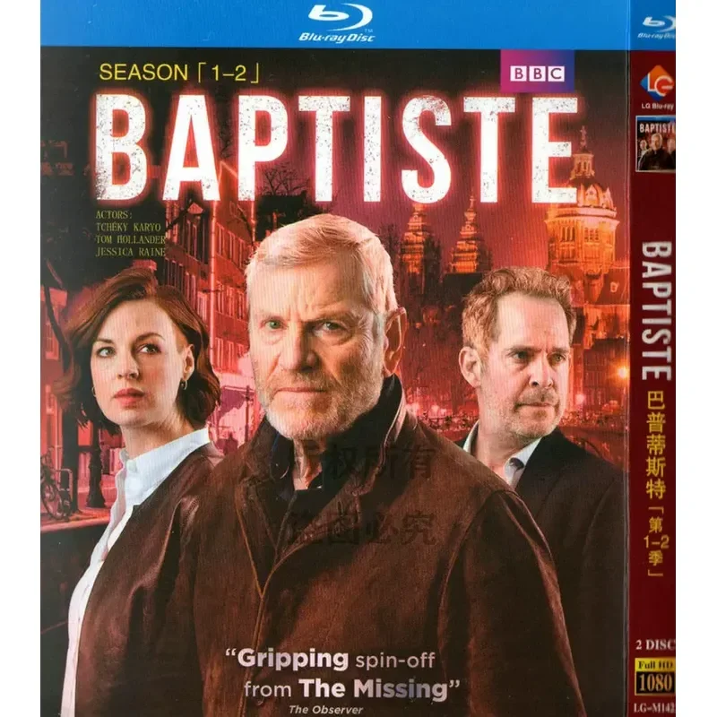

American Thriller Crime TV Series Whereabouts Spinoff Baptiste High Definition BD Blu Ray 2 Disc