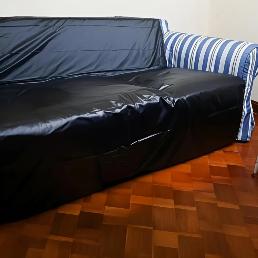PVC-Sofakissen, Windel für Haustiere und Kinder, flaches Blatt, feste rutschfeste Matte, Lederkissen, Cool Sense Cover, wasserdichtes Stoffkissen