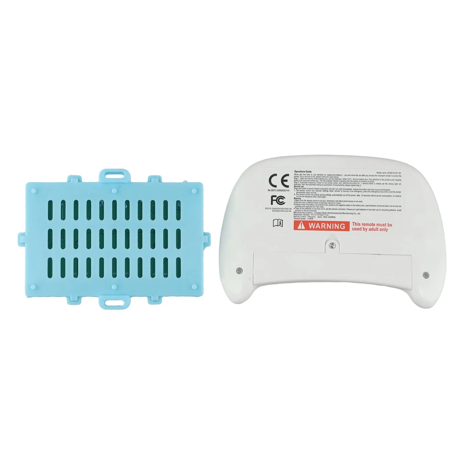 5 Pin Control Box 2.4G Transmitter High Reliability ABS+Metal Material High Compatibility Standard Size 24V Voltage