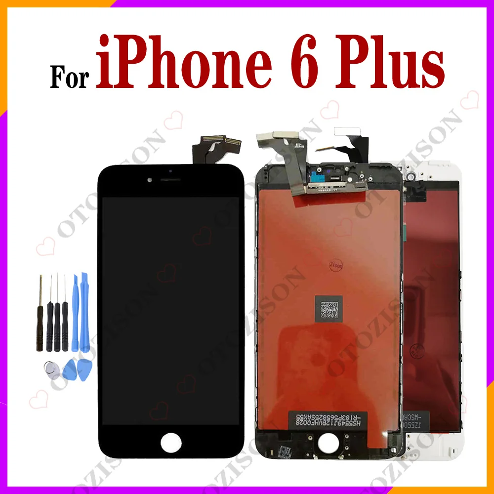 

5.5" LCD For Apple iPhone 6 Plus LCD Display Screen Touch Panel Digitizer Sensor Assembly Replacement 6P 6Plus Display LCD Parts