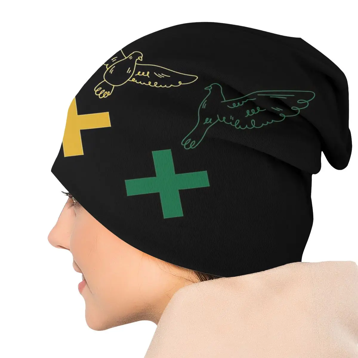 Three Little Birds Amsterdam Football Ajax Bob Marley Unisex Bonnet Thin Outdoor Hats Double Layer Hat Breathable Caps