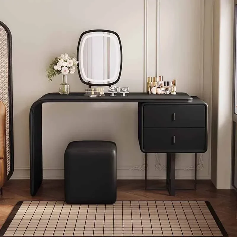 

Wood White Stool Dresser Eithe Bedroom Box Nordic Modern Women Luxury Dressing Table Storage Makeup Comoda Pra Quarto Furniture