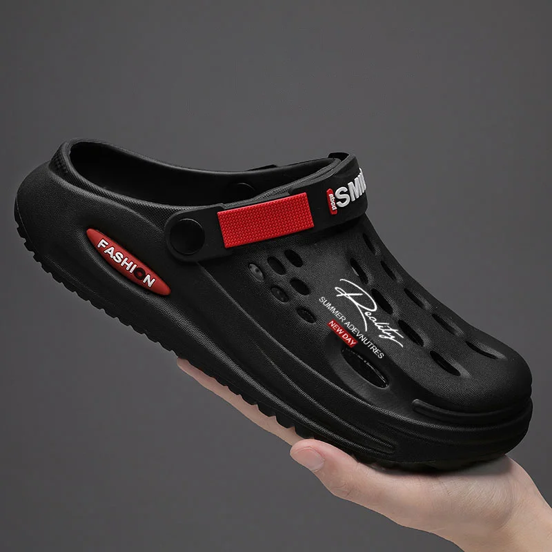 Men's and Women's Couple Style Spring and Summer Trendy Casual Eva Thick-Soled Dual-Wear Clogs for Indoor and Outdoor Sports, Vacation, and Commuting