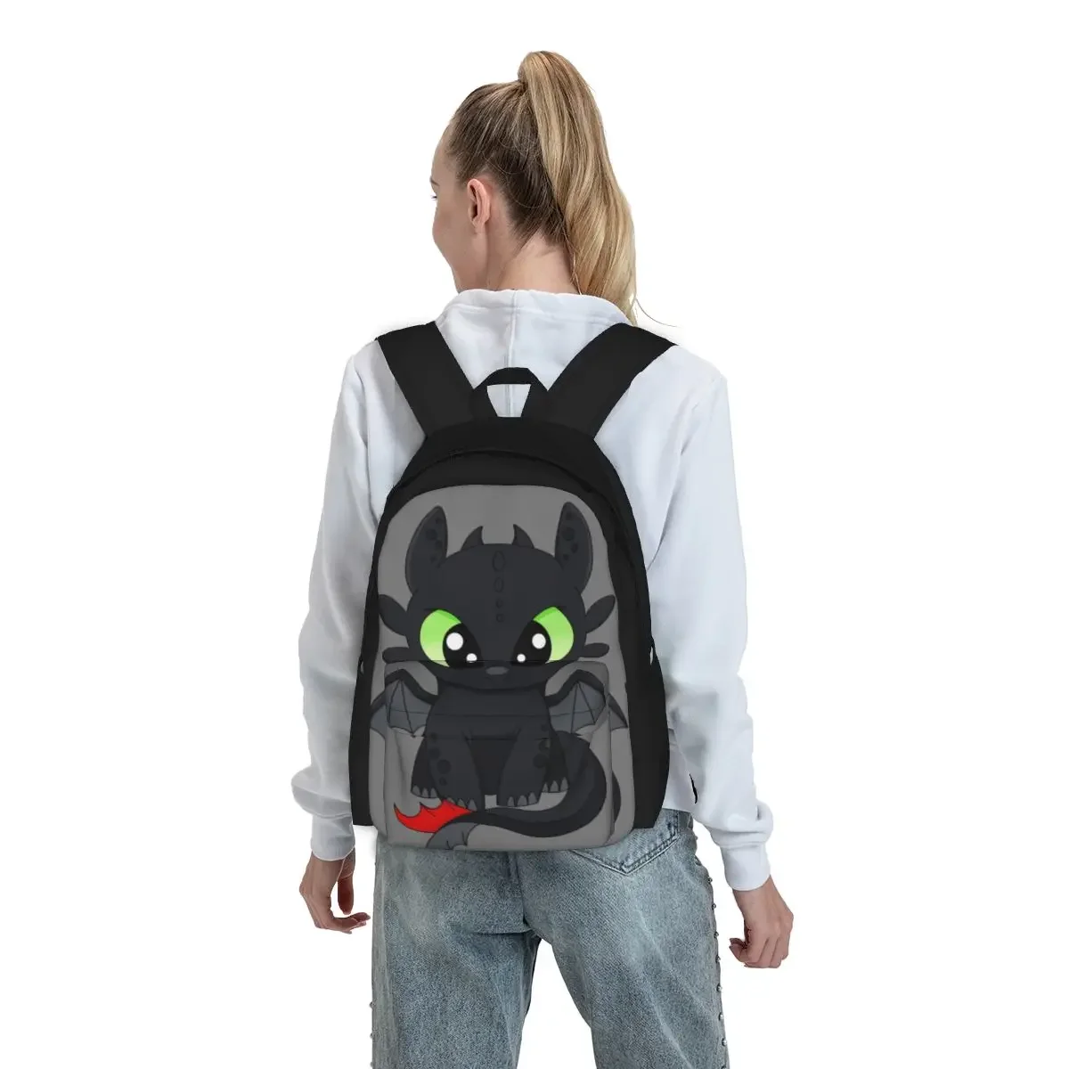 Baby Dragon Kids, Toothless, Dragon Night Fury, How To Train Dragon Backpacks Bookbag School Bags Rucksack Travel Shoulder Bag