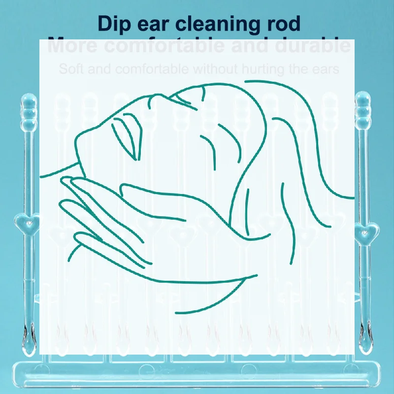 1/3/5 صناديق لزجة الأذن حفار الأذن أداة حفر الأذن الشمع تنظيف خاص لا تؤذي الأذن حفر ملعقة الأذن حفر مسحات القطن