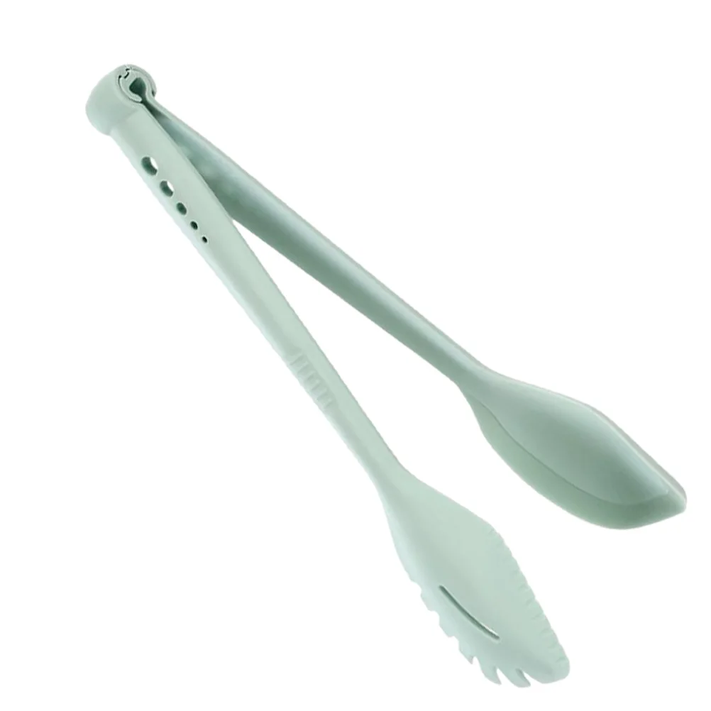

Multifunctional Food Clip Kitchen Tool Heat Resistant Silicone Nylon Tongs Egg Separator Salad Mixer Dough Scraper BBQ Utensil