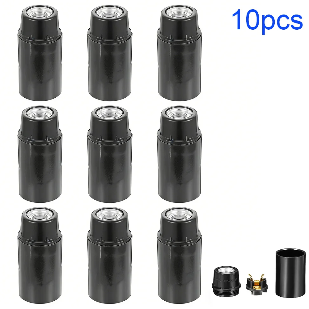 Bakelite Lamp Holder E14 Base Plastic Replacement Socket Head Light Converter to E14 Renovation Socket For Pendant Table Light