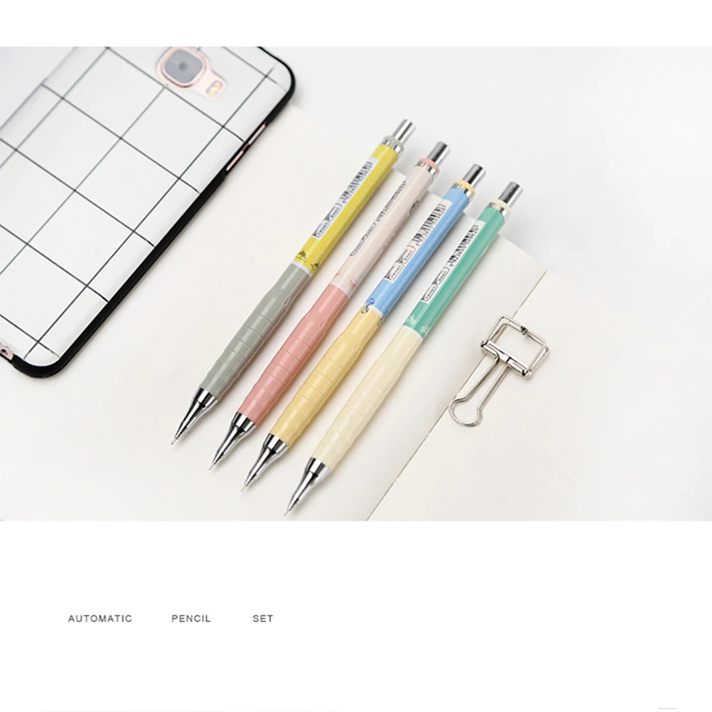 

Retractable Mechanical Set with Refill Detachable Clip High-Quality Automatic for Writing Drawing Sketching Drafting