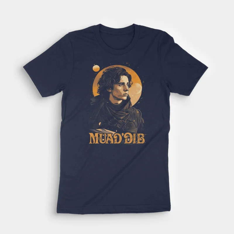 

Muad'dib Paul Atreides Dune Sic fi fan Gift t shirt 100% cotton printed tee Short-sleeve Graphic clothes All size Tops S-6XL