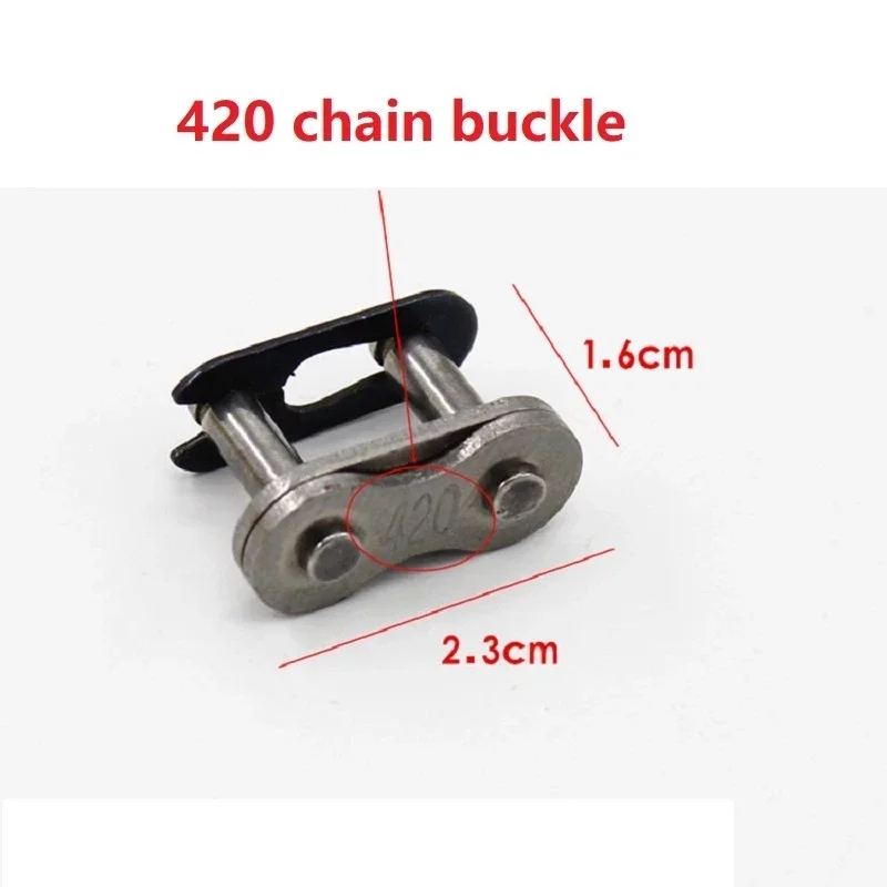 Motorcycle Thickened Chain Buckle for 420 428 530 630 428 Chain Lock Chain Connector Chain Clip Bicycle Pit Bike Scooter Part