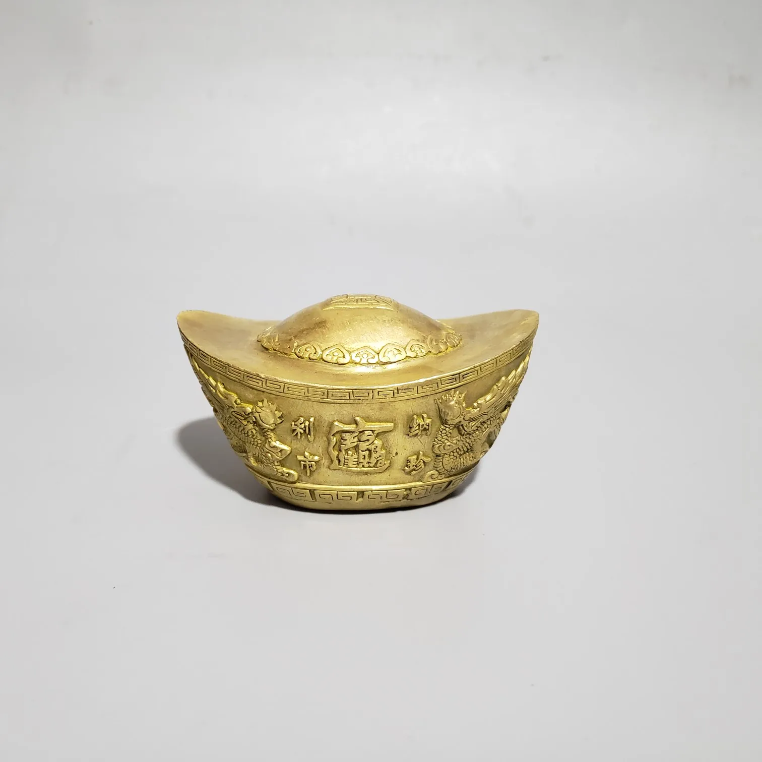 

Китайские однотонные медные украшения для кабинета Yuanbao