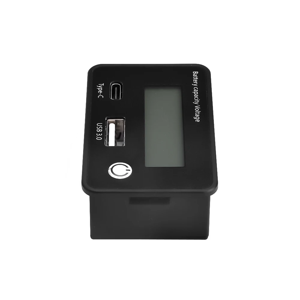Imagem -04 - Voltímetro Digital para Bateria de Lítio Acidificada ao Chumbo Indicador de Capacidade Carro Motocicleta Testador de Tensão Ferramenta do Medidor Saída Usb tipo c dc 830v