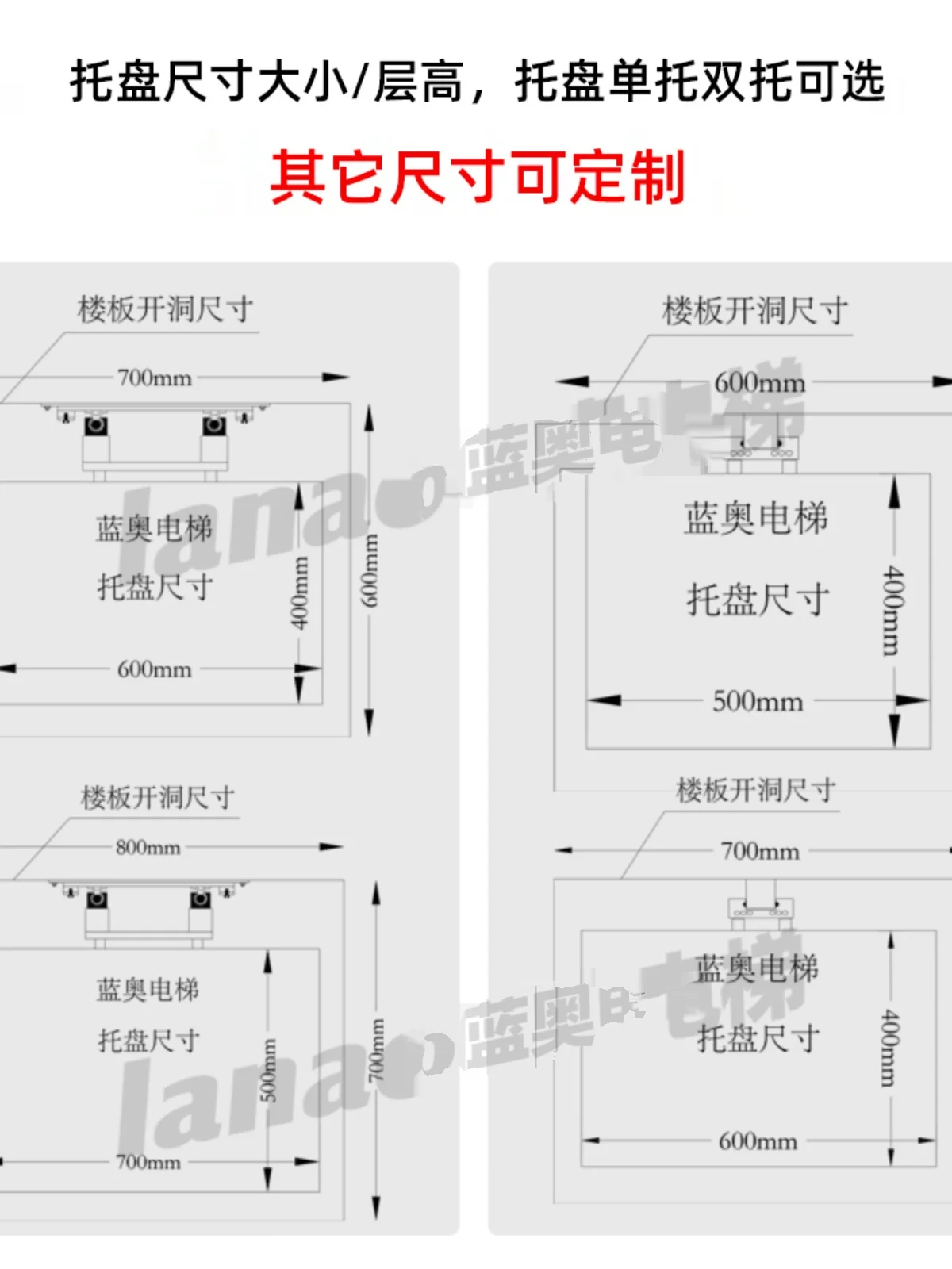 Kitchen machine, kitchen elevator, dining room hoist, household sundries, double-rod monorail food serving machine