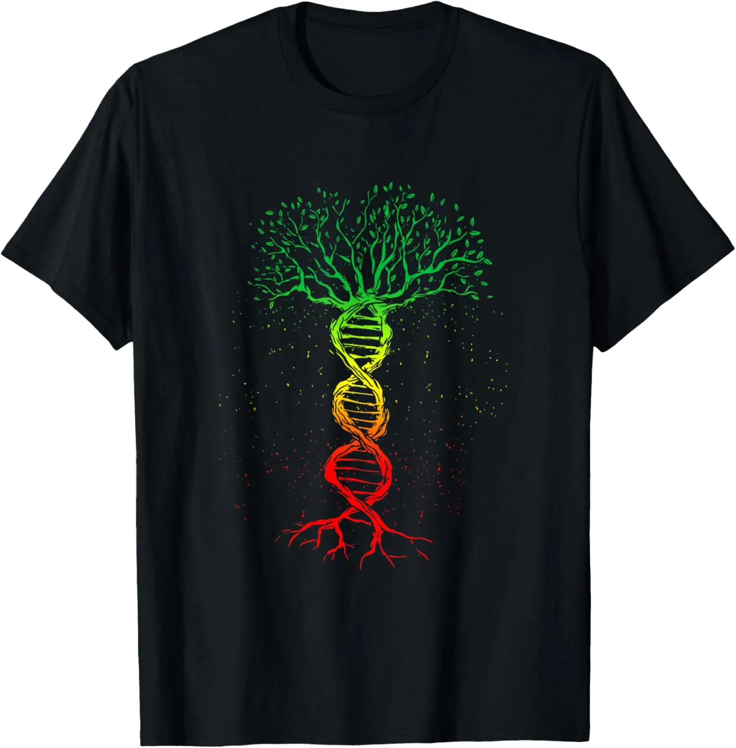 Rasta Reggae DNA Rastafarian Roots Reggaeton Hippie Pride T-Shirt