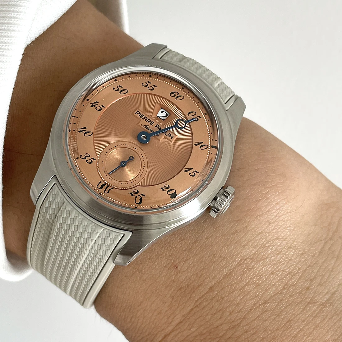 Четыре цвета Merkur, мягкий ремешок из фторкаучука, мужской винтажный ремешок 20 мм, подходит для большинства часов, вентиляция