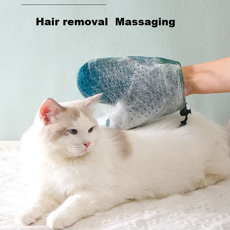 

PARKER Cat Hair Glove & Fur Remover Glove, Dog Grooming Glove Brush for Shedding,Pet Hair Remover Mitt for Cleaner