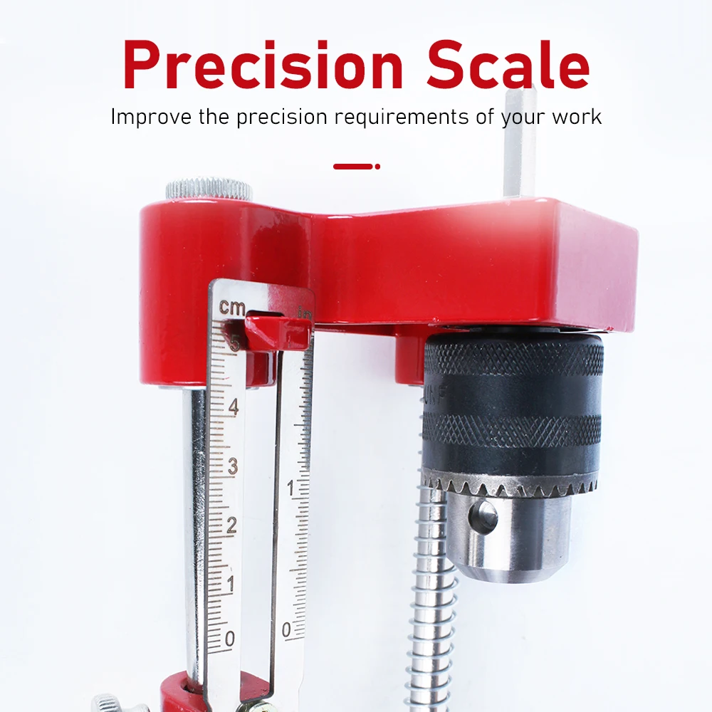 Woodworking Drill Locator Portable Adjustable Punch Locator Hole Drill Guide Alloy Steel Drilling Template Tool Drill Locator