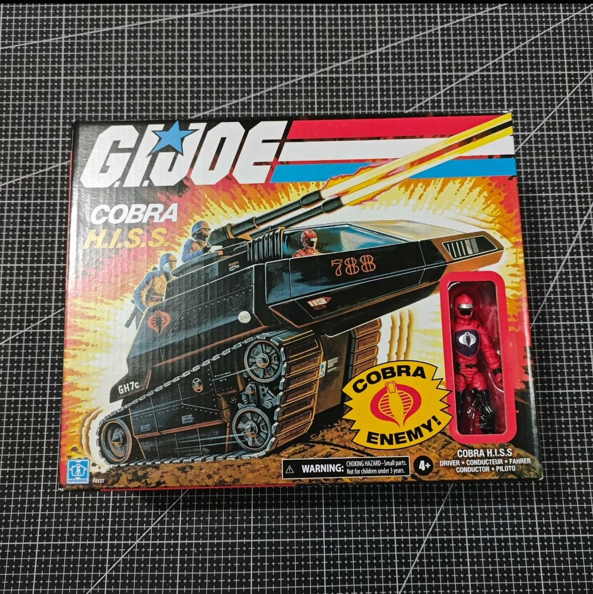 Nieuwe originele Hasbro G.I.JOE COBRA H.I.S.S. Actiefiguurmodel Cadeaus Speelgoedcollectie