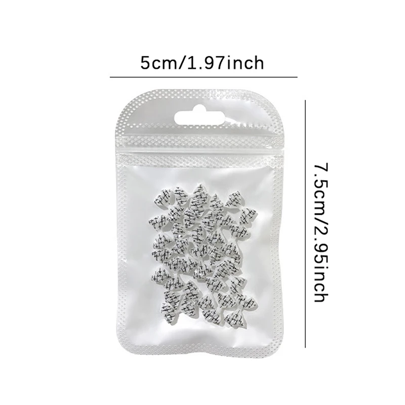 20 قطع متقلب الانحناء الراتنج مسمار سحر منقوشة الانحناء العلاقات مسمار الفن زينة DIY مسمار تصاميم