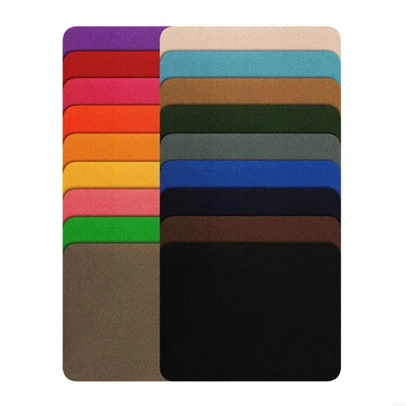 Łata prostokąta łokcia i kolan do szybkich i stylowych napraw na kurtkach koszuli i dżinsów Zestawy do naprawy odzieży H7EF