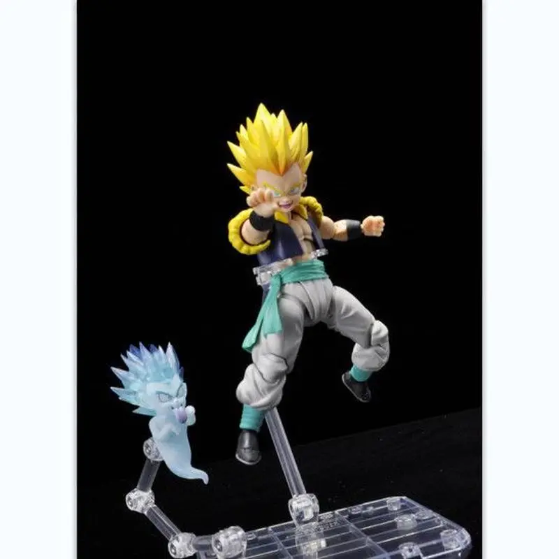 Origina Bandai Genuine S.H. Figuarts Super Saiyan Gotenks Dragon Ball Z Anime Action Collection Figures Model Toys