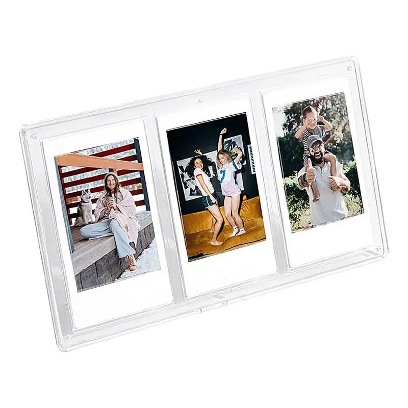 3 Inch Mini Film Digital Photo Frames Transparent Vertical Photo Frame Home Desktop Digital Picture Frame For Polaroid Frame