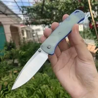 BM 535 Bugout Folding Knife 440c Steel G10 Handle Outdoor Camping Hiking Hunting Knife Fish Tool Gift for Men