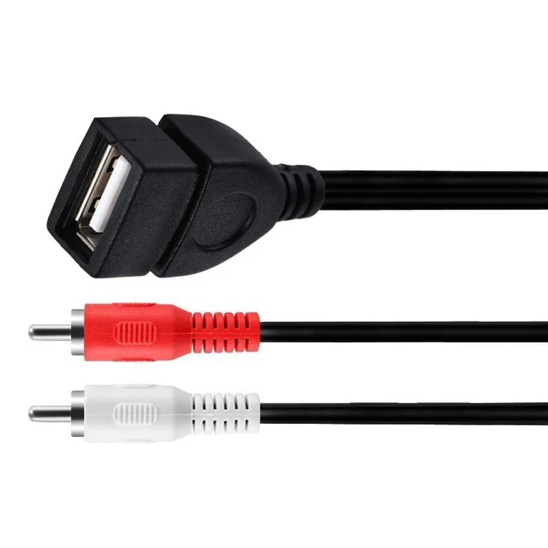 Usb Female To 2RCA … - image