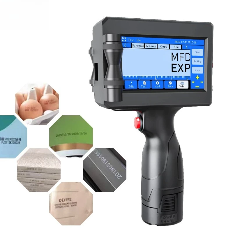 Intelligent Large Character Multiple Functions TIJ Handheld Inkjet Printer Equipped with External Interface