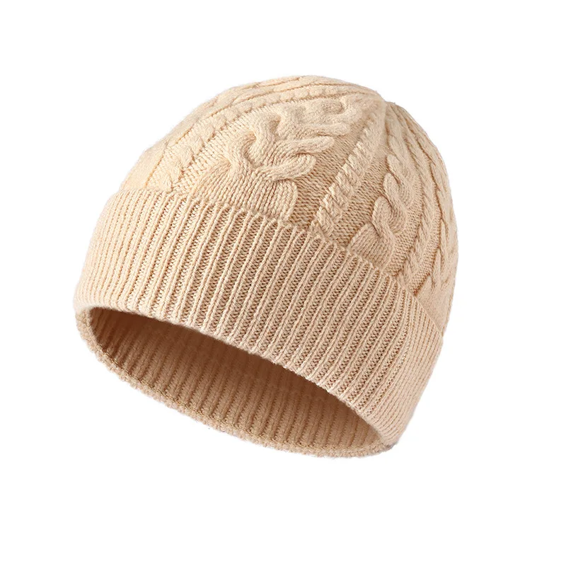 

Winter Hat Women Beanie Wool Knit Solid Color Warm Soft Accessory For Cold Weather Autumn Outdoors Skiing Sports Luxury