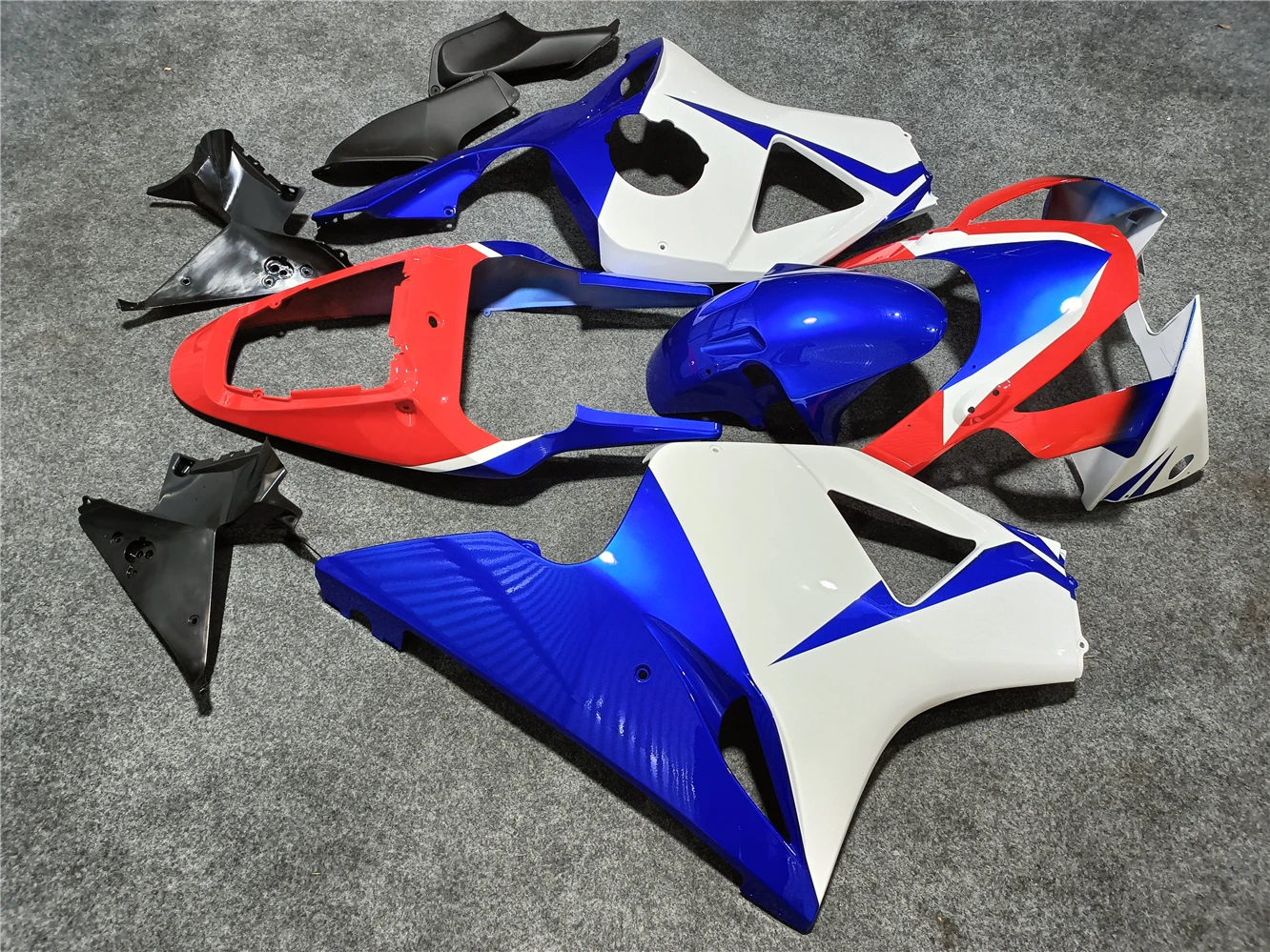 CBR 954RR 2002 Fairing Kits CBR 954 RR 02 Fairings CBR954RR 2002 - 2003 Body Kits White Blue