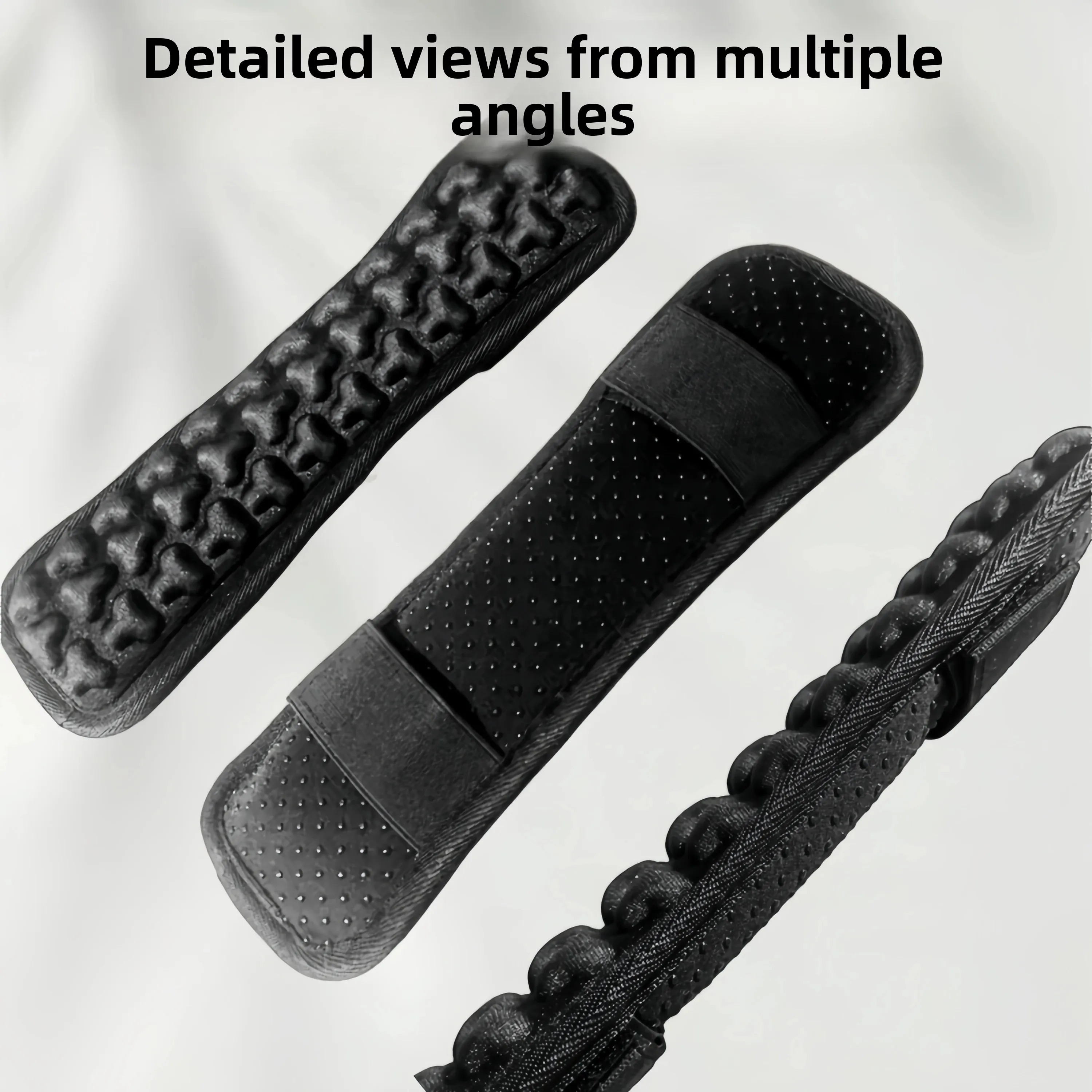 Thickened Shoulder Pad Stress Relief Universal Backpack Strap Pad Tactical Non-Slip Protective Shoulder School Bag Strap Stud...