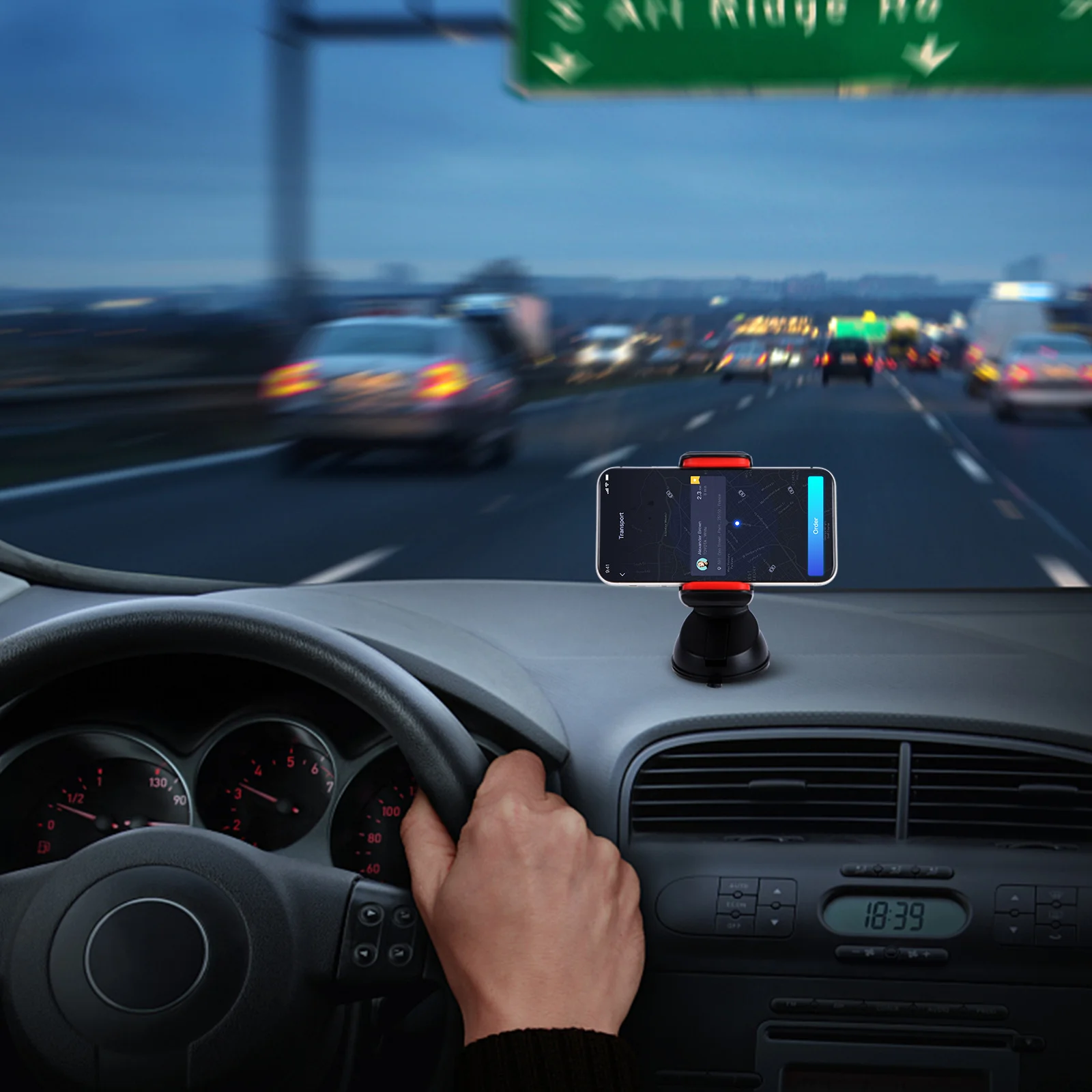 

1Pcs Car Phone Holder 360 Rotation Stable Non-Slip Mobile Navigator Bracket Dashboard Mount Universal Car Accessory