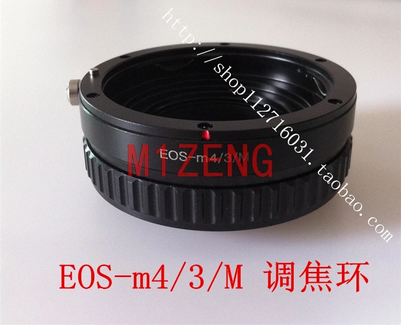 

Eos-M43 Macro Focusing Helicoid Adapter for CANON EOS Lens to panasonic M43 em1 em5 em10 gh4 gh5 gf8 GF3 E-P1 EPL7 camera