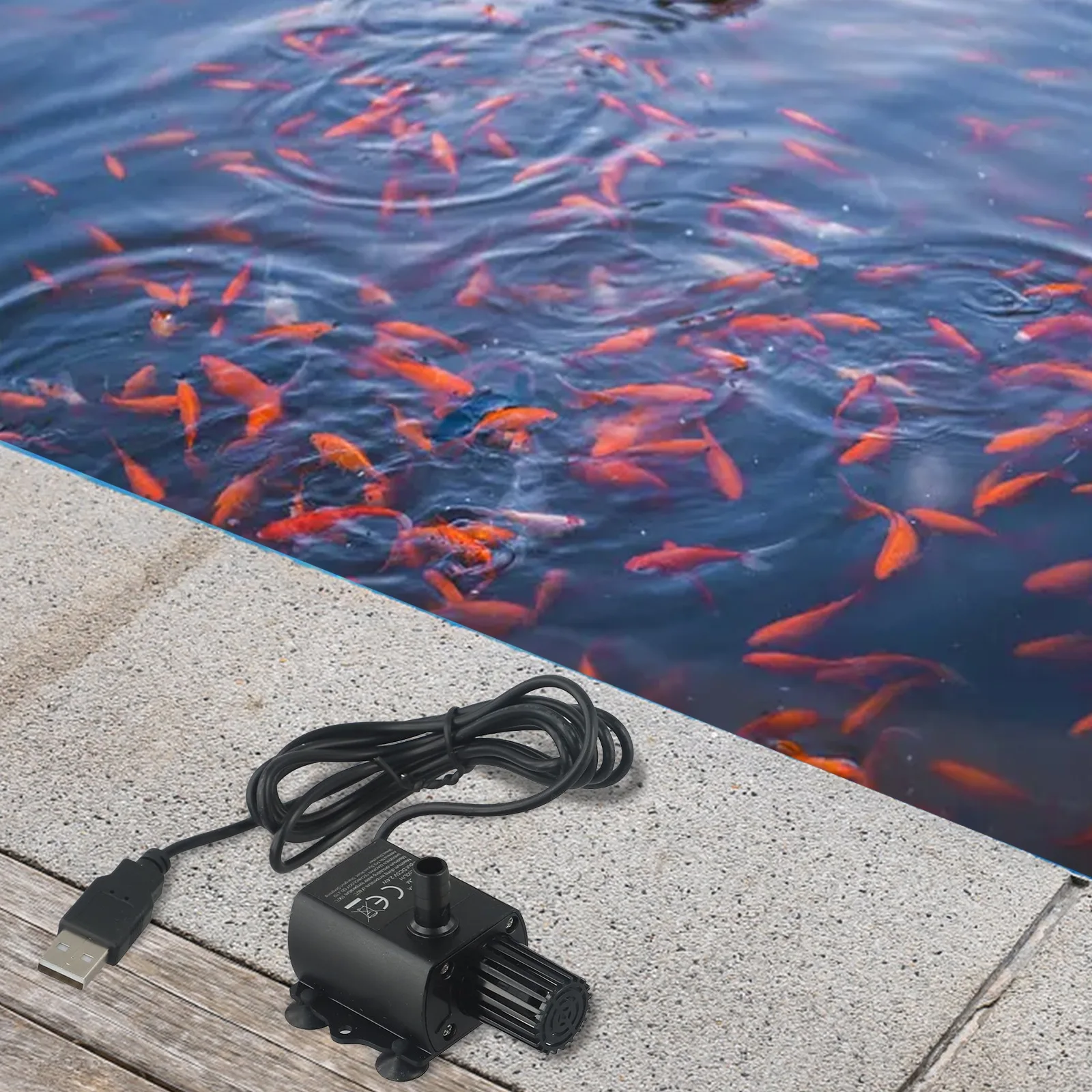 

DC 5V Submersible Water Pump For Aquarium Fountain Pool Pond Brushless 250L/H For Submersible Fountain Aquariums Fish Tank