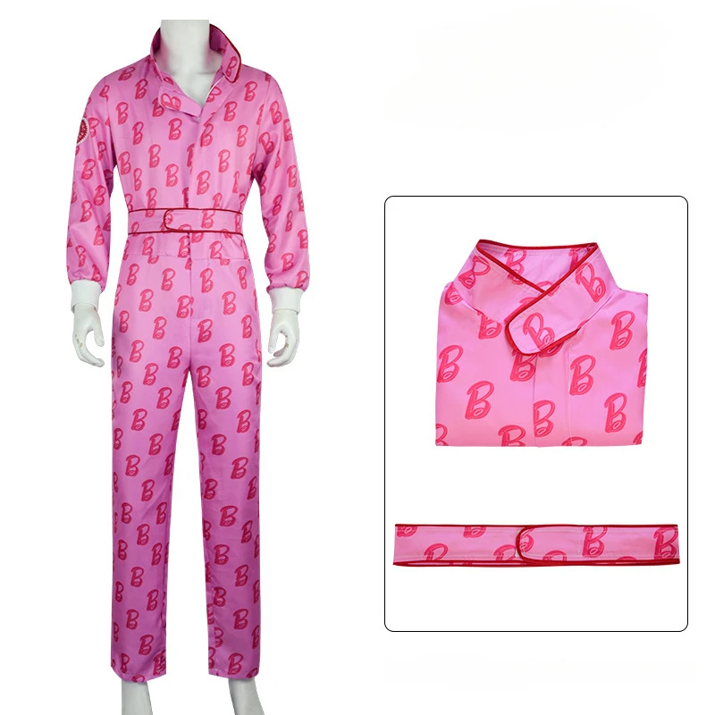 Combinaison de Cosplay du Film Barbi Ken Ryan Gosling, Costume de Princesse Robbie, Uniforme de Barrage de ixde Carnaval d'Halloween, pour Enfant et Adulte