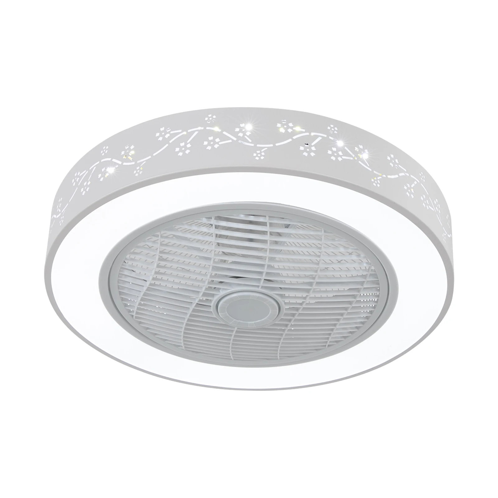 

Modern Ceiling Fan, Adjustable Brightness & Color Temp, Timer & Memory Function for Added Convenience